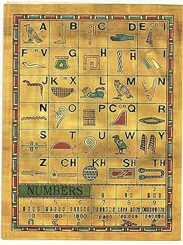 Amazon.co.jp: CraftsOfEgypt 10枚セット エジプトパピルス紙